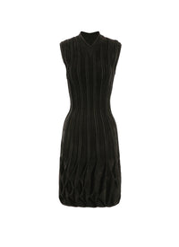 Robe droite sans manches Lampion - Noir