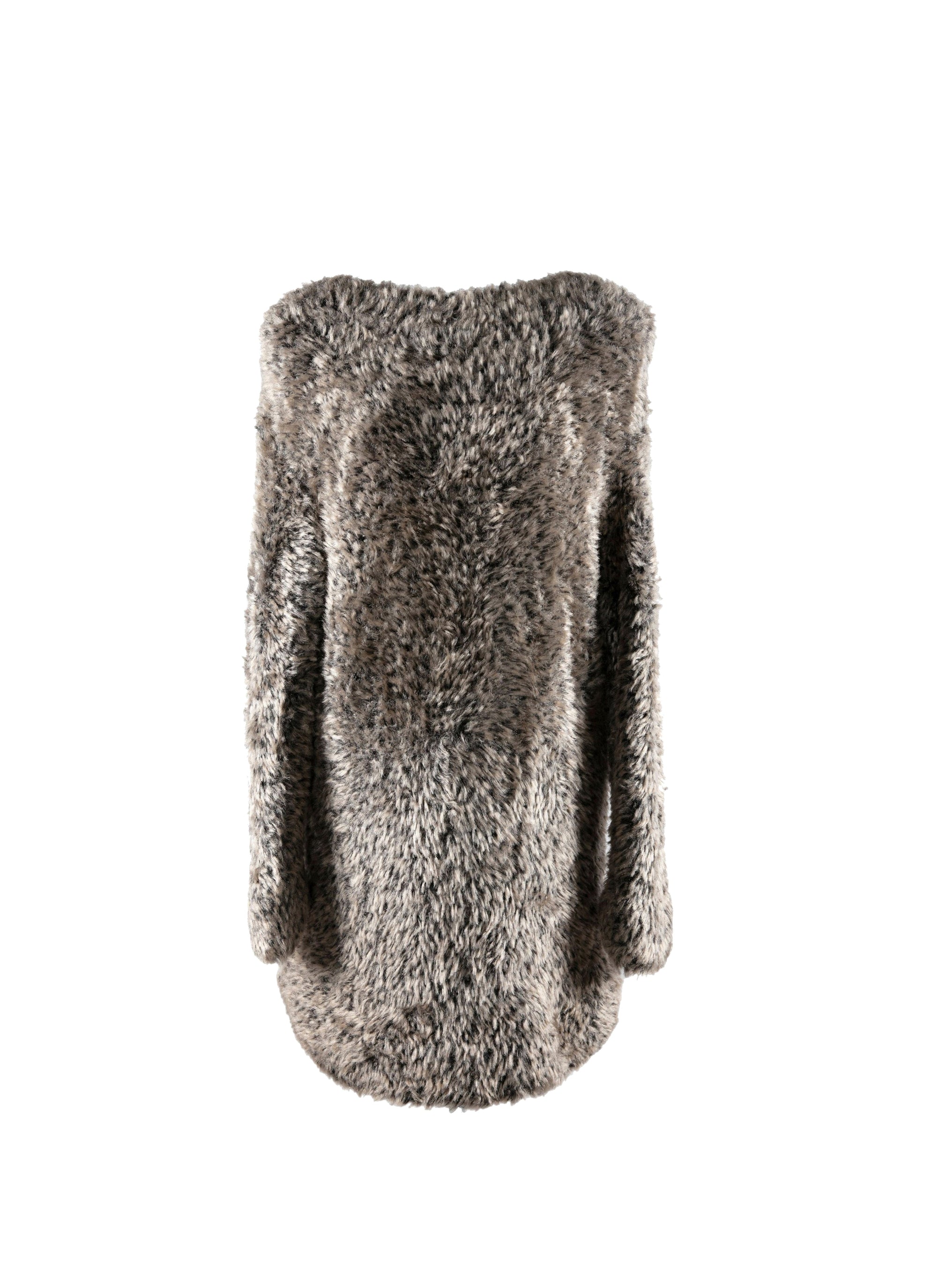Pull oversize à effet mohair - Nude & Blanc