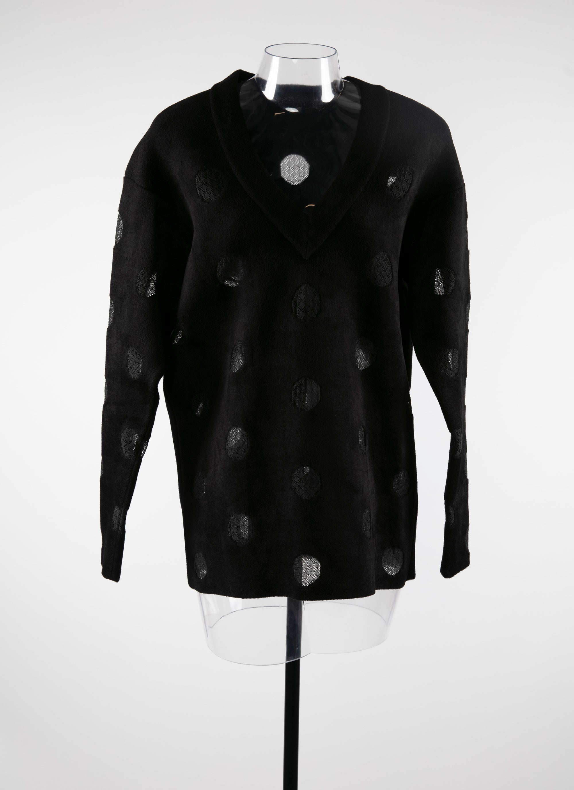 Pull avec motifs géométriques - Noir