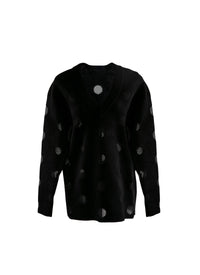 Pull avec motifs géométriques - Noir
