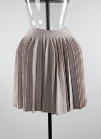 Pleated skirt - Crystal Beige