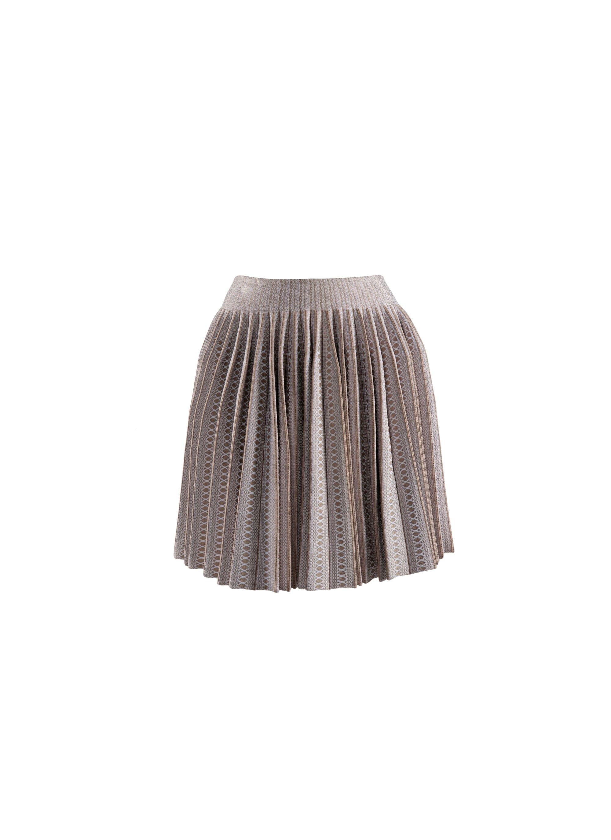 Pleated skirt - Crystal Beige