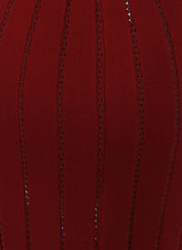 Jupe longue Jour en laine - Cerise
