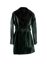 Trench court en cuir - Foret & Noir