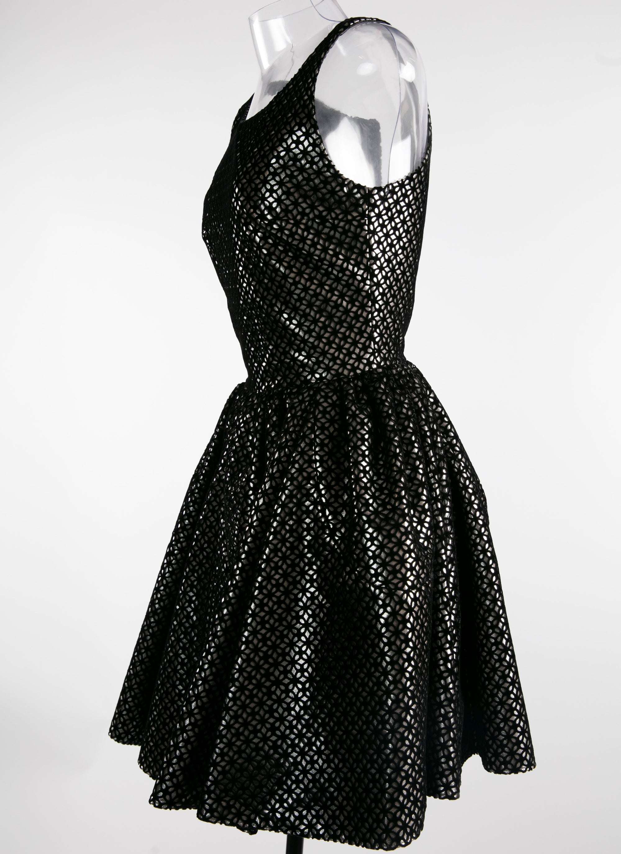 Robe pétale sans manches - Noir