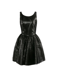 Robe pétale sans manches - Noir