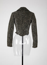 Perfecto Asteroide en cuir - Noir & Vert