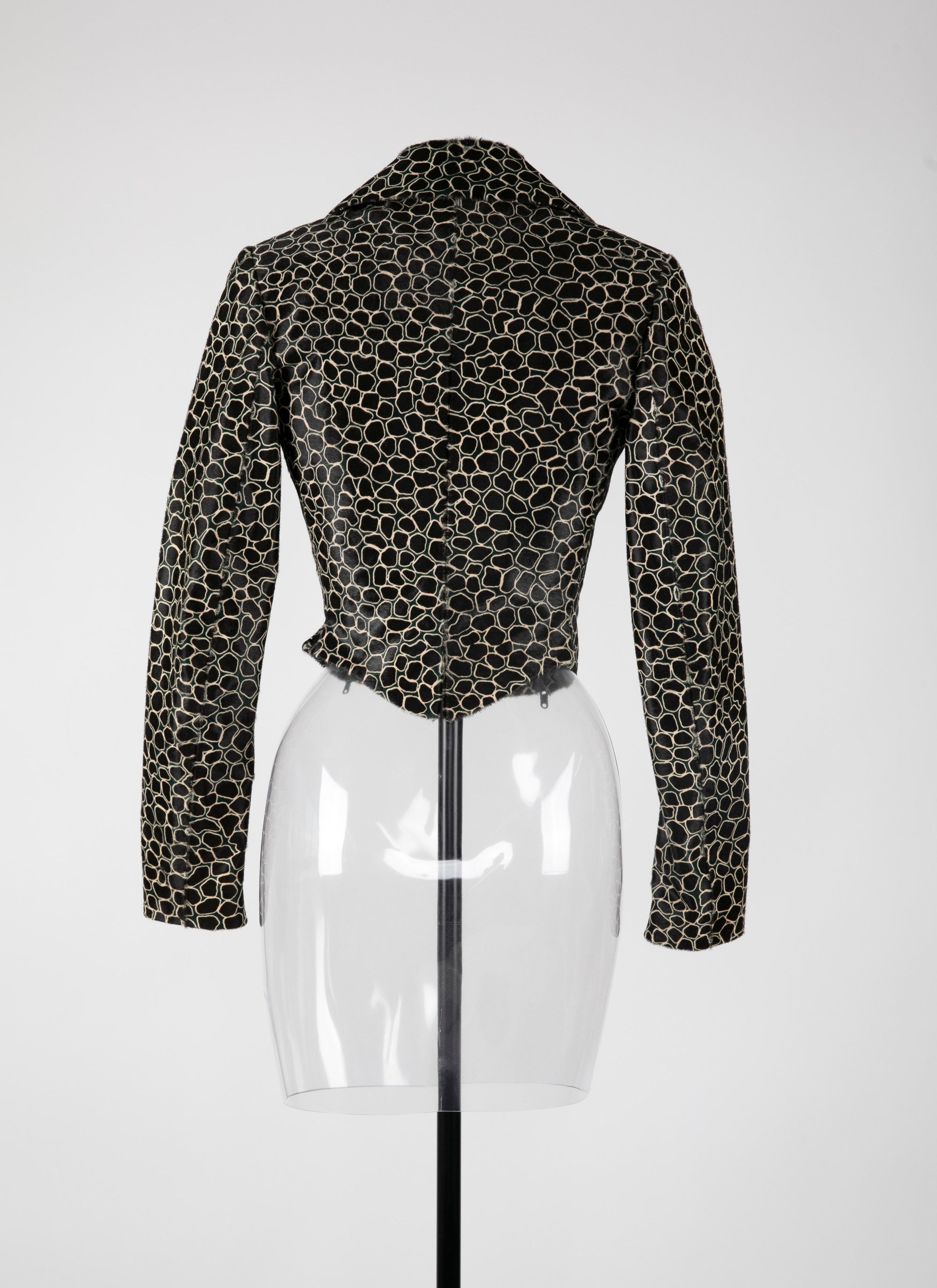 Perfecto Asteroide en cuir - Noir & Vert