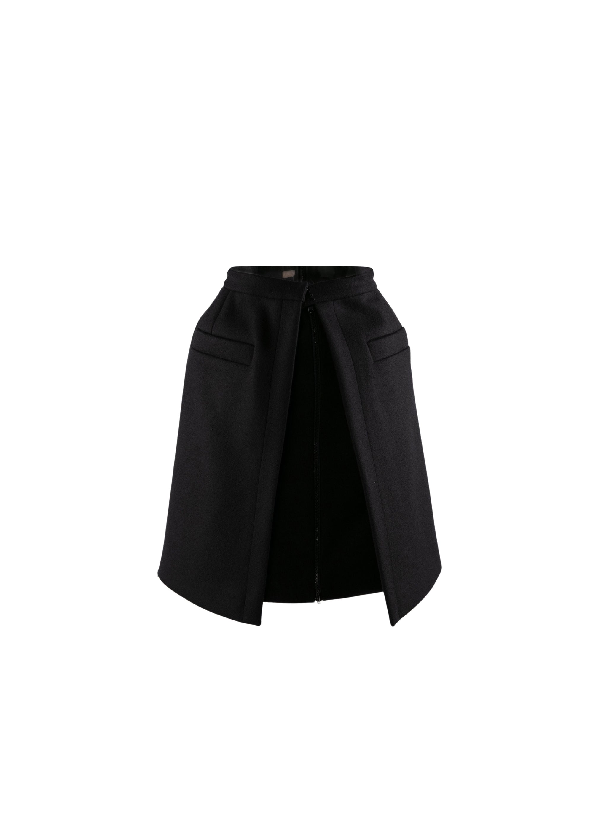 Cashmere skirt - Black intense