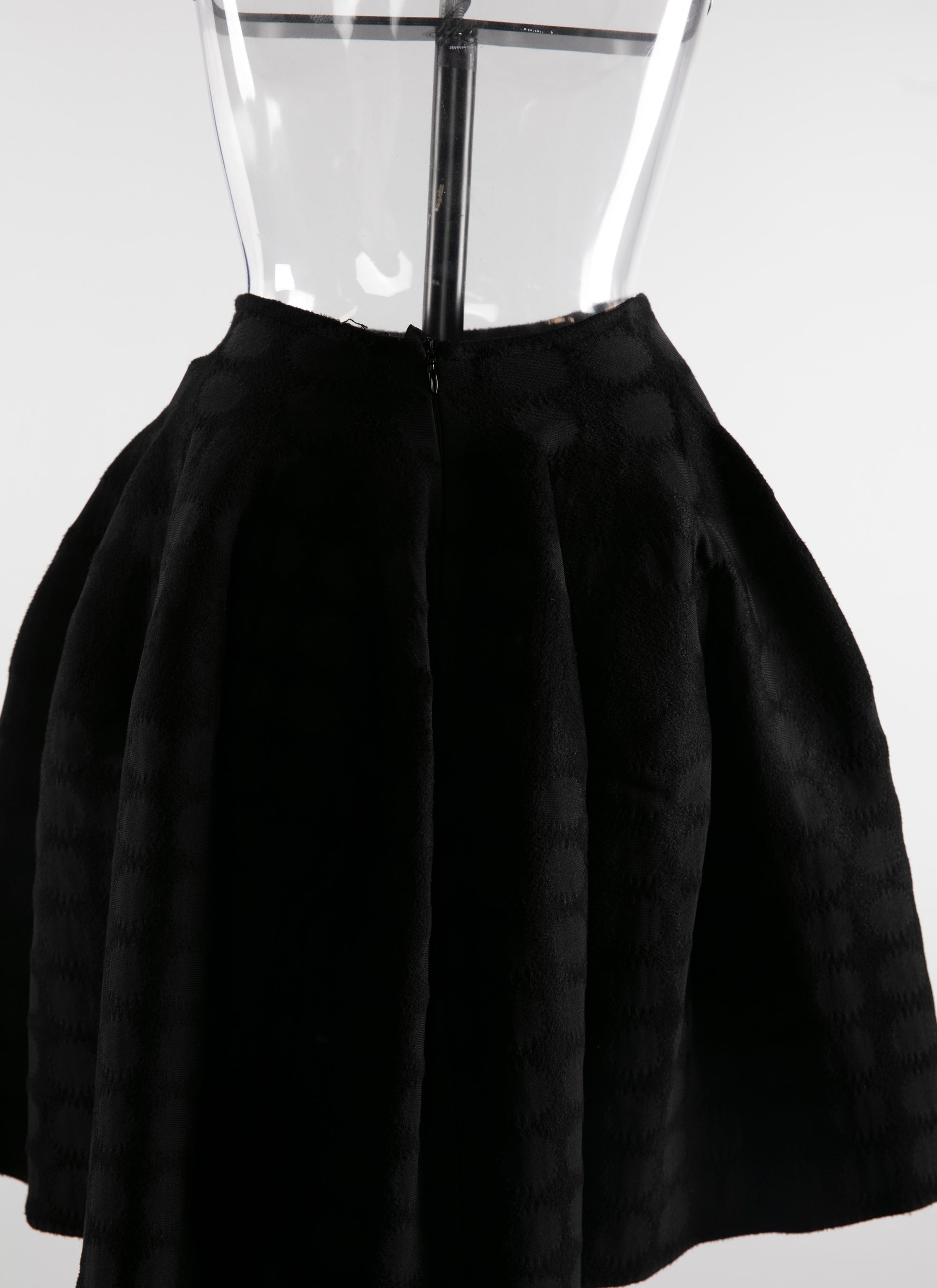 Jupe crinoline à motifs géométriques - Noir & Noir