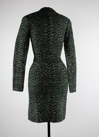 Robe courte imprimée - Vert & Blanc