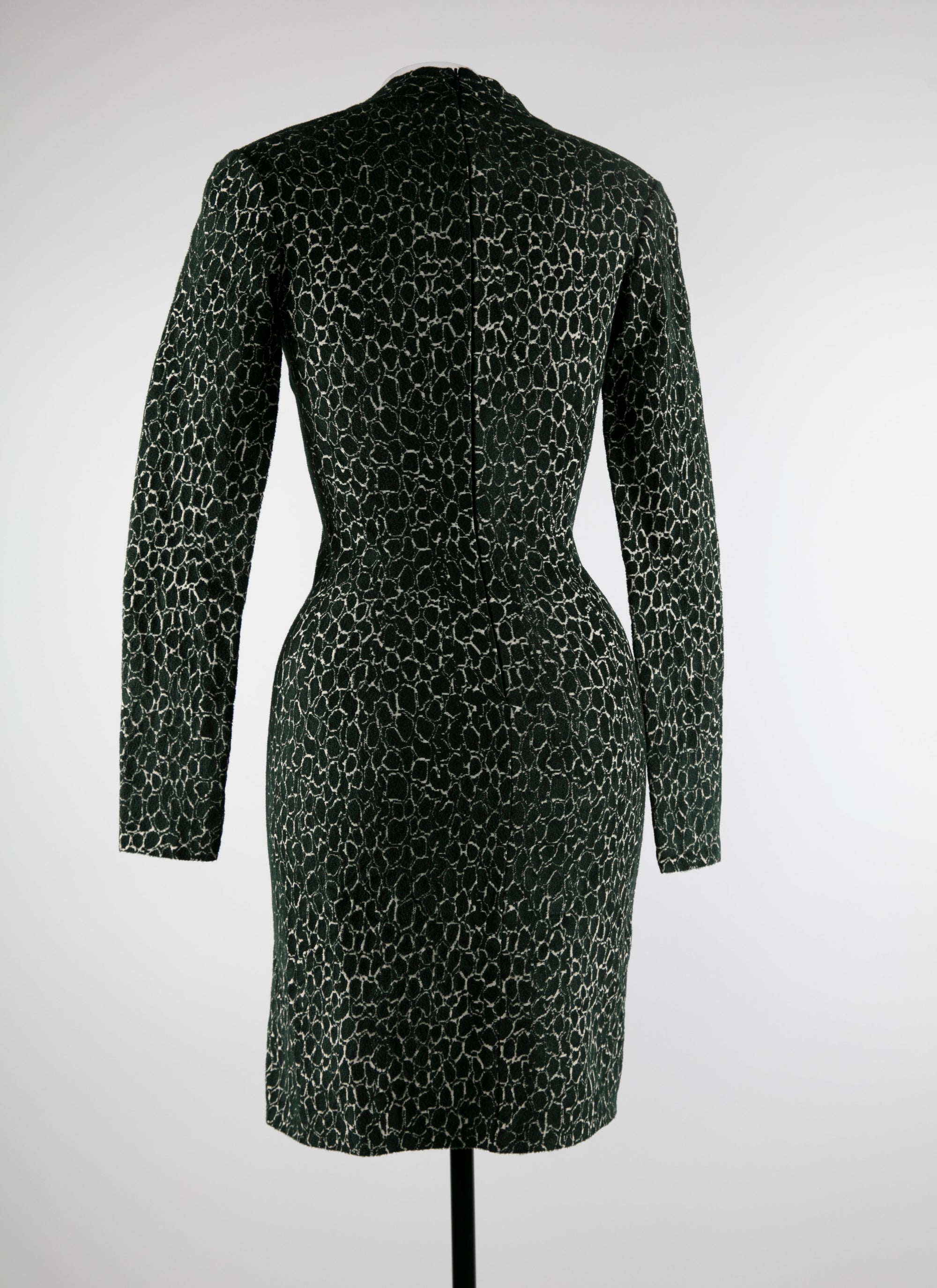 Robe courte imprimée - Vert & Blanc