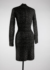 Robe courte imprimée - Noir & Blanc Casse