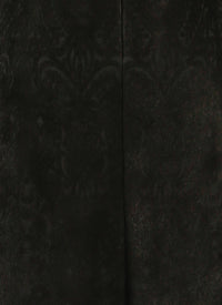 Tatoo knitted long sleeve dress - Black & Black
