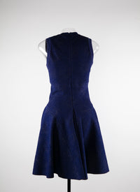 Robe ajustée à jupe évasée - Indigo & Cuivre