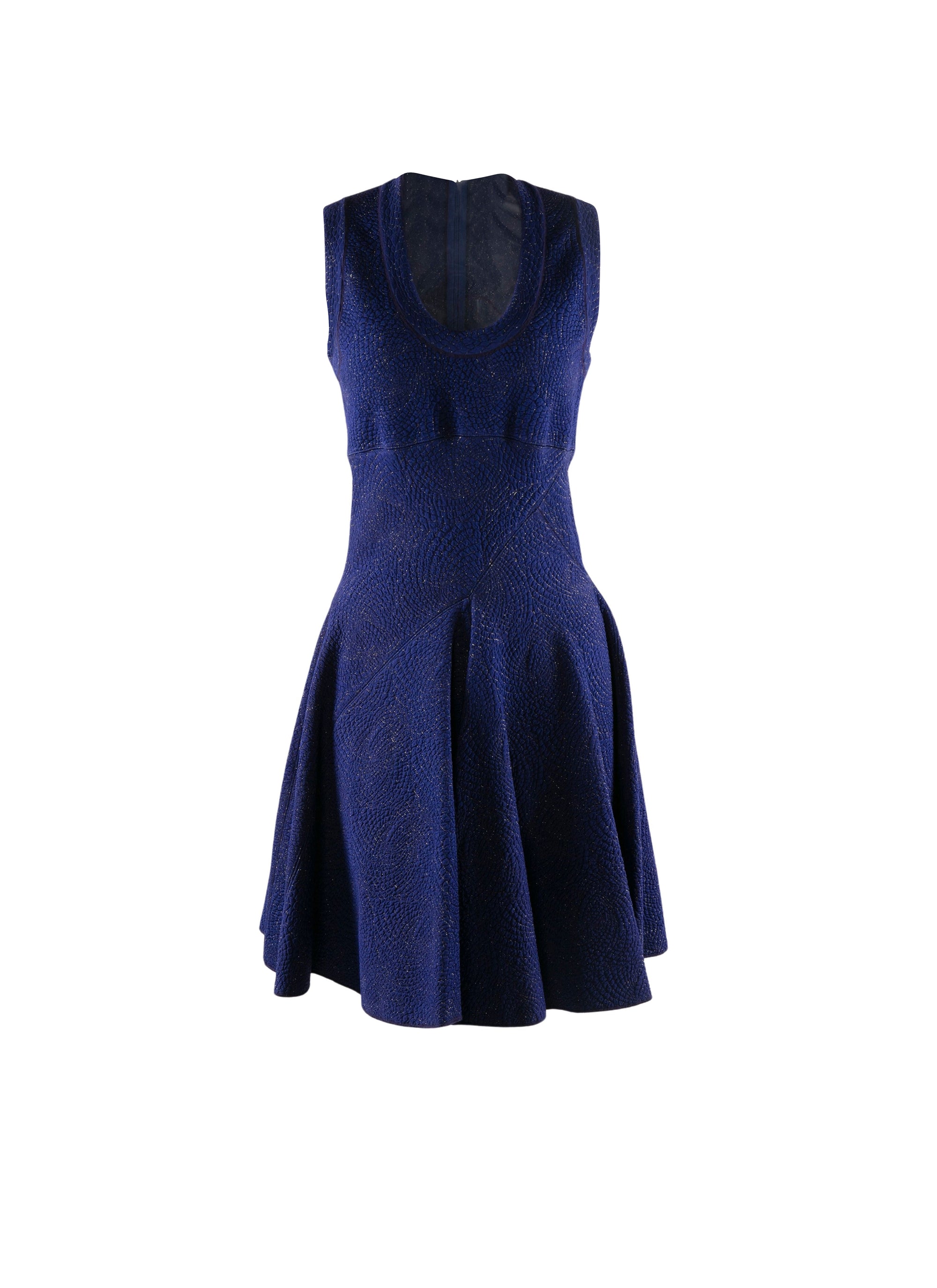 Robe ajustée à jupe évasée - Indigo & Cuivre