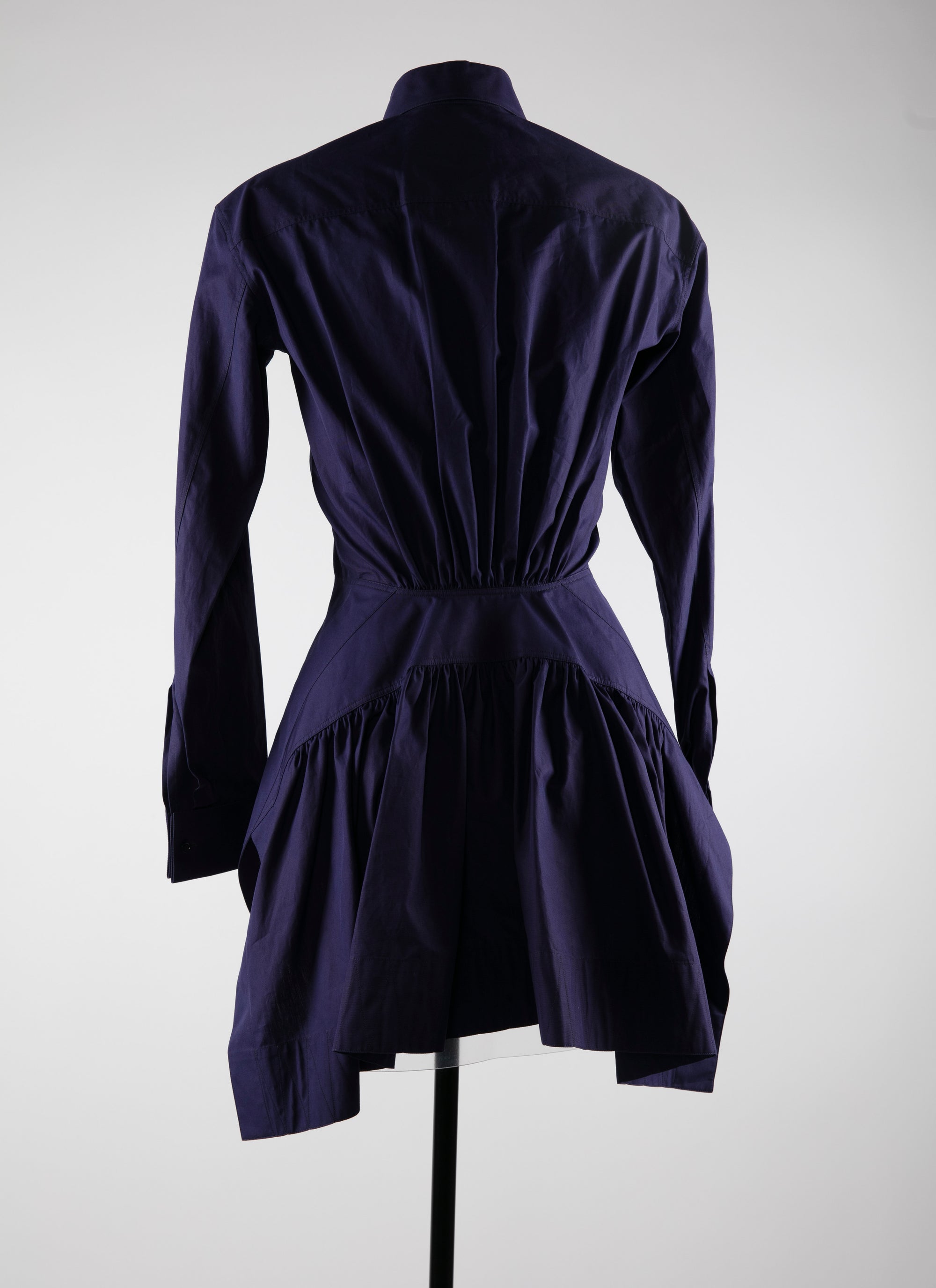 Chemise longue basque - Indigo