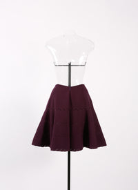 Hinged knit skirt - Violet