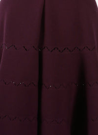 Hinged knit skirt - Violet