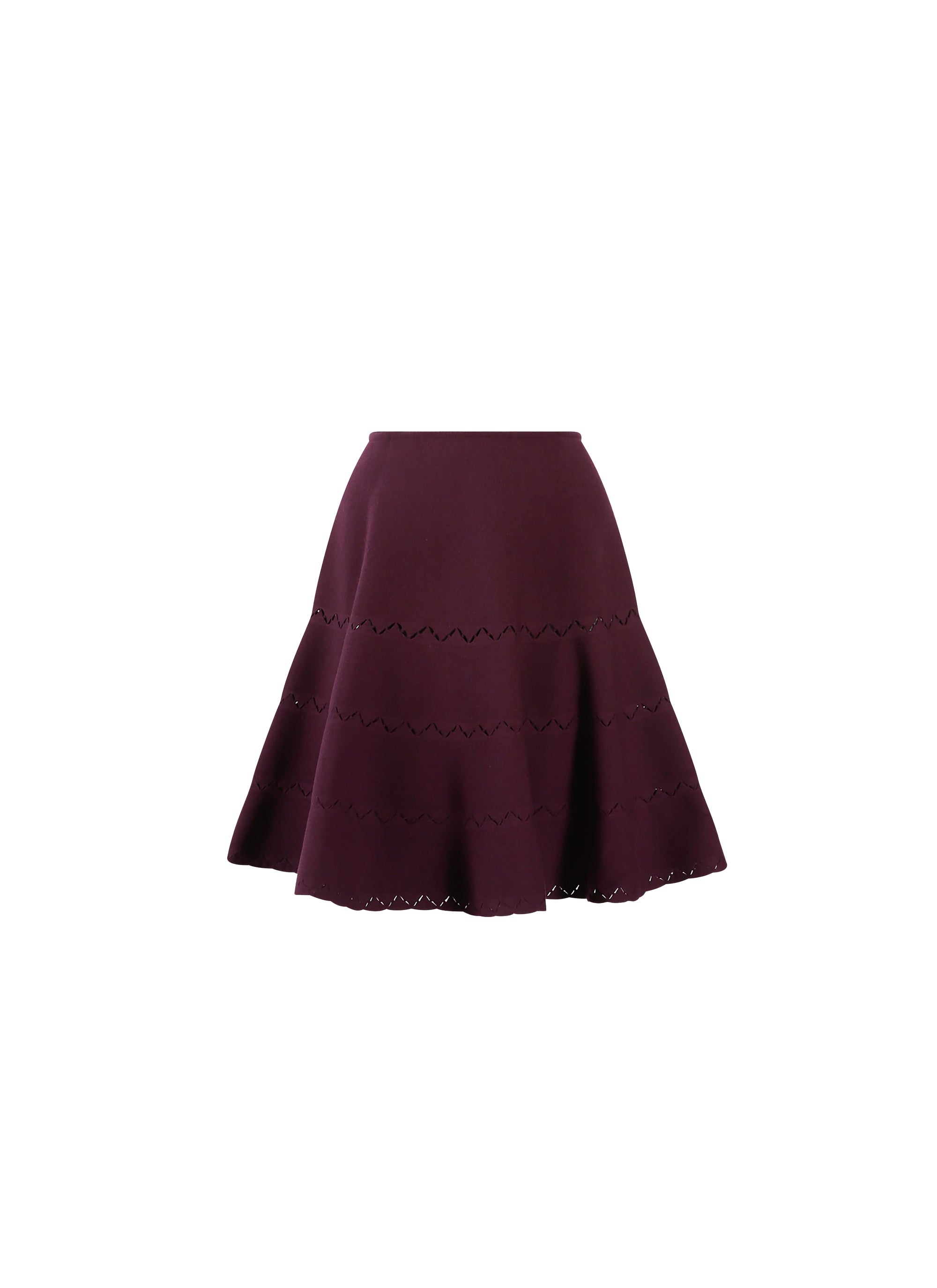 Jupe à charnières en maille - Violet