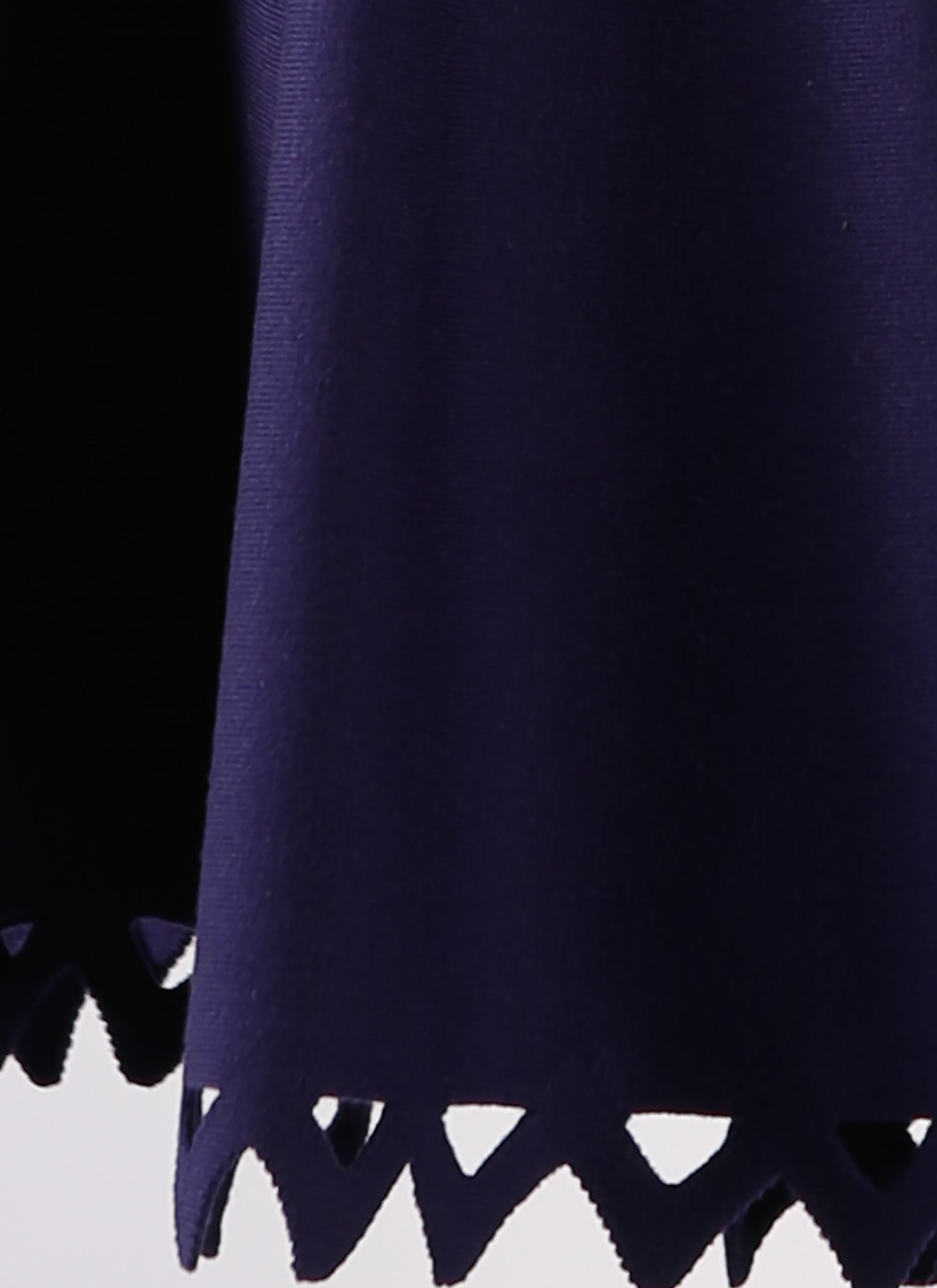 Trigone skirt in wool - Indigo