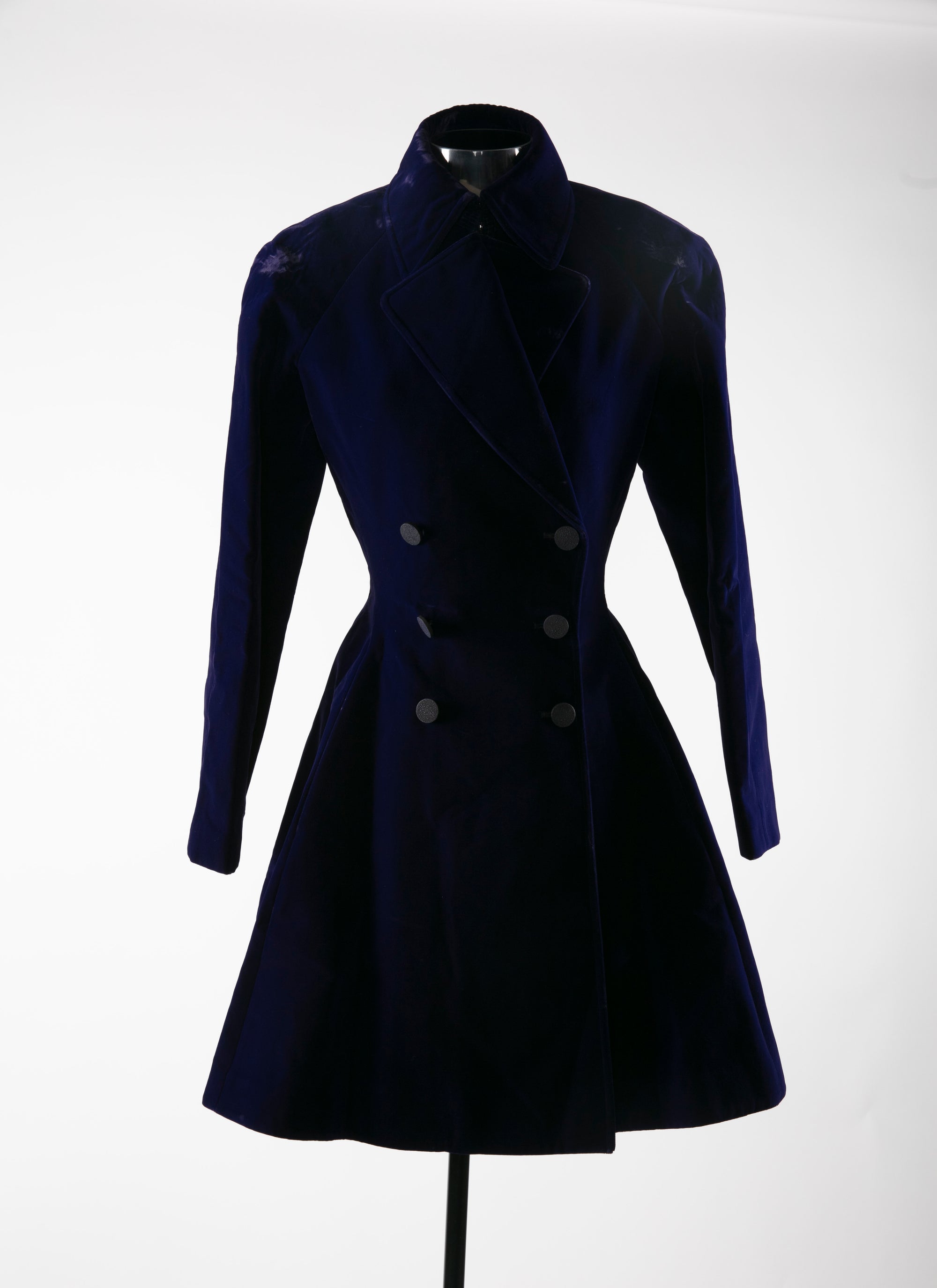 Long-sleeved coat - Indigo