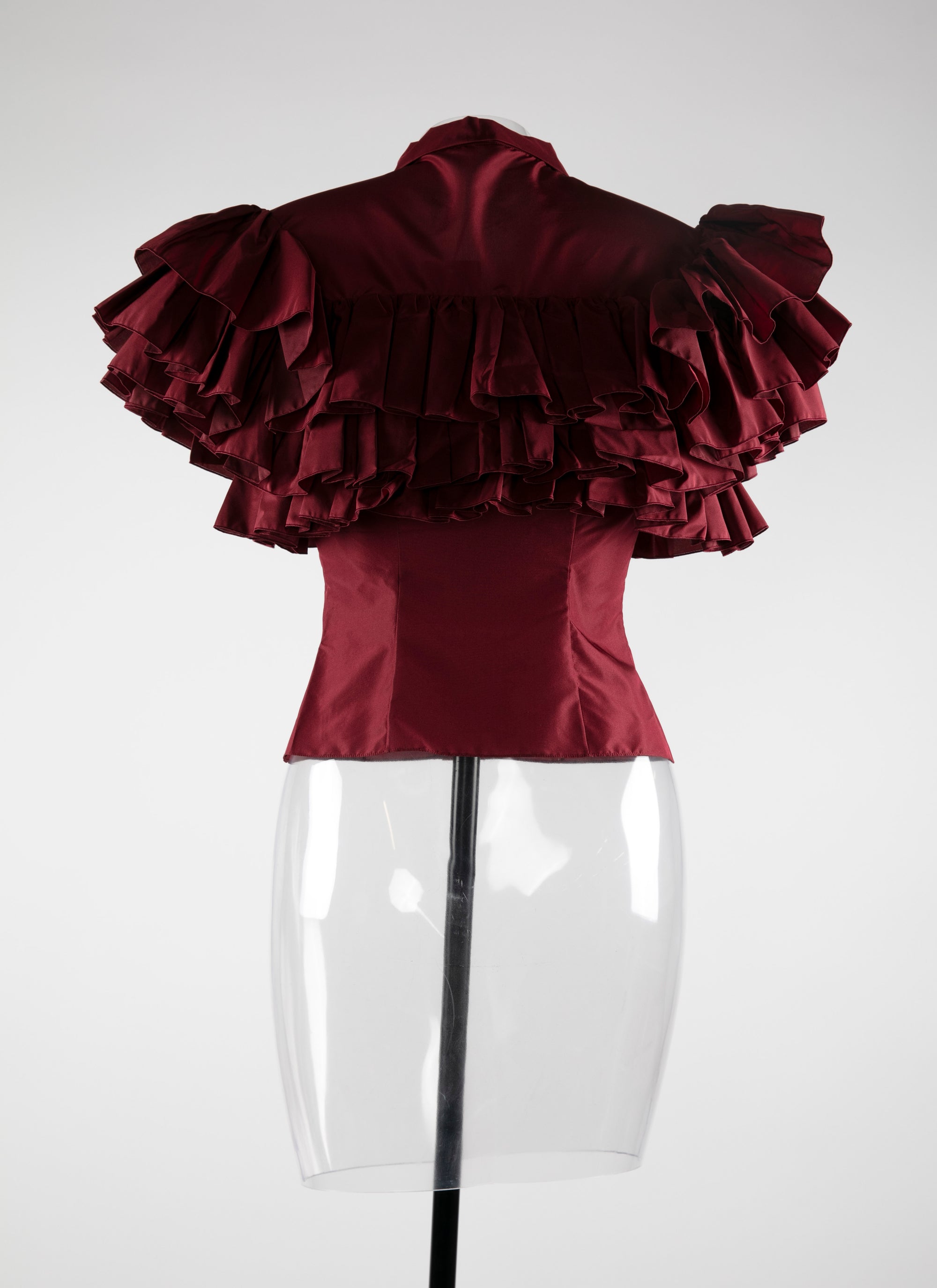 Silk sleeveless shirt - Garnet
