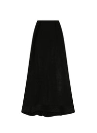 Jupe en rafia - Noir Intense