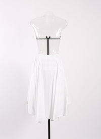 Art Deco skirt - Intense White