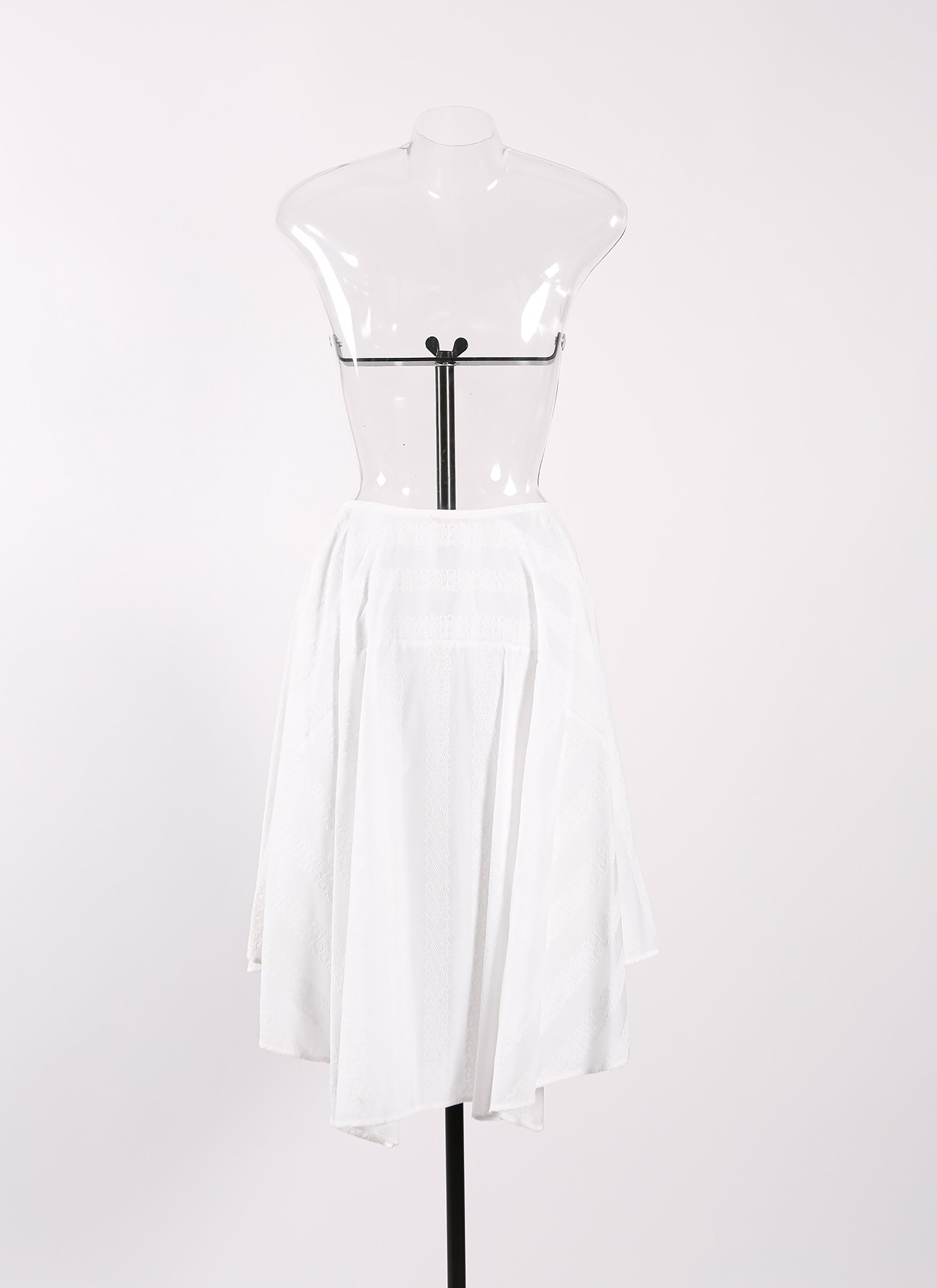 Art Deco skirt - Intense White