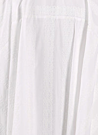 Art Deco skirt - Intense White