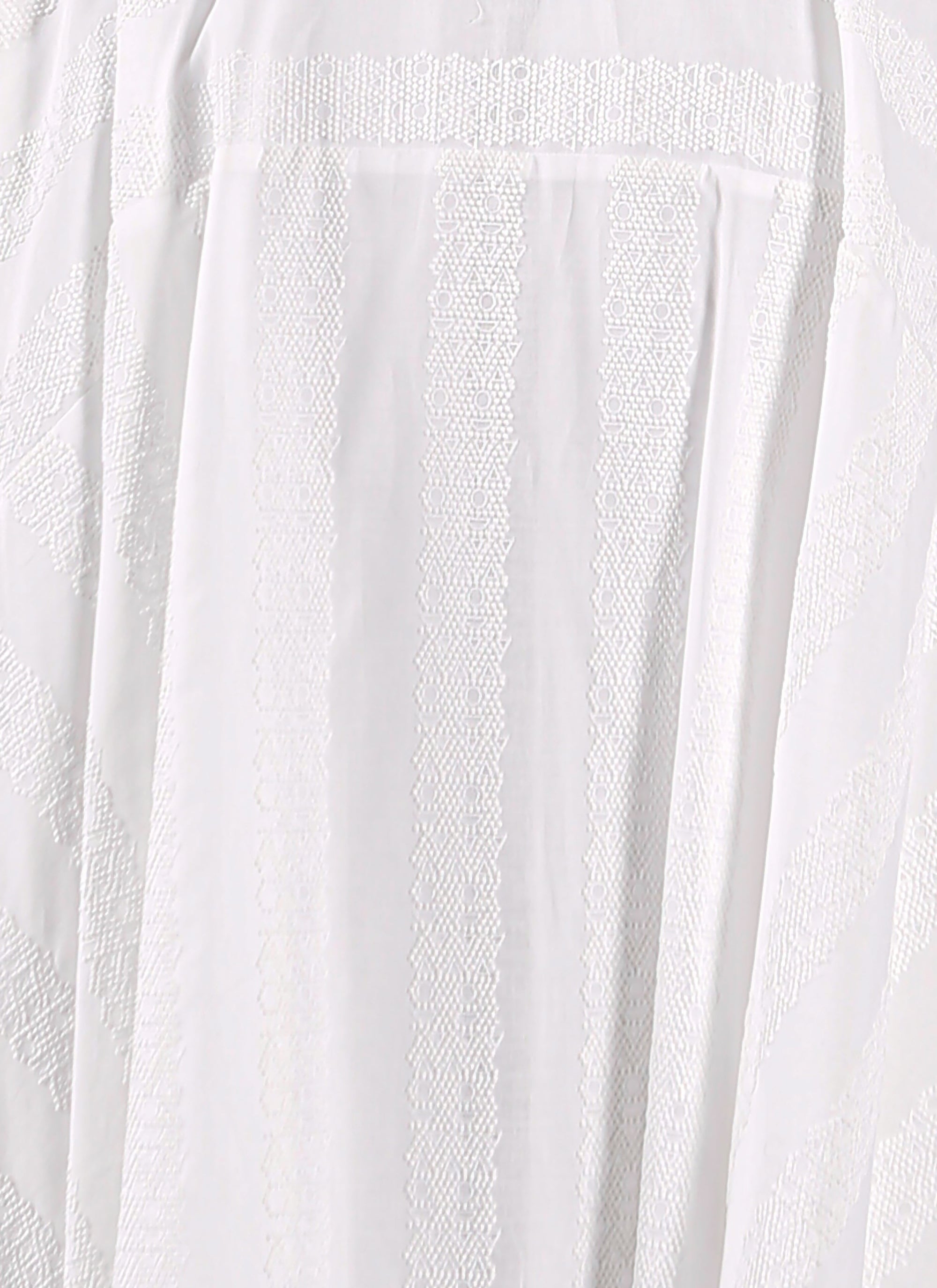 Art Deco skirt - Intense White