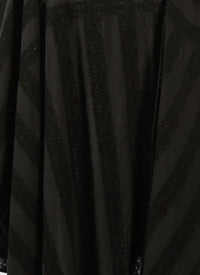 Art Deco skirt - Black intense