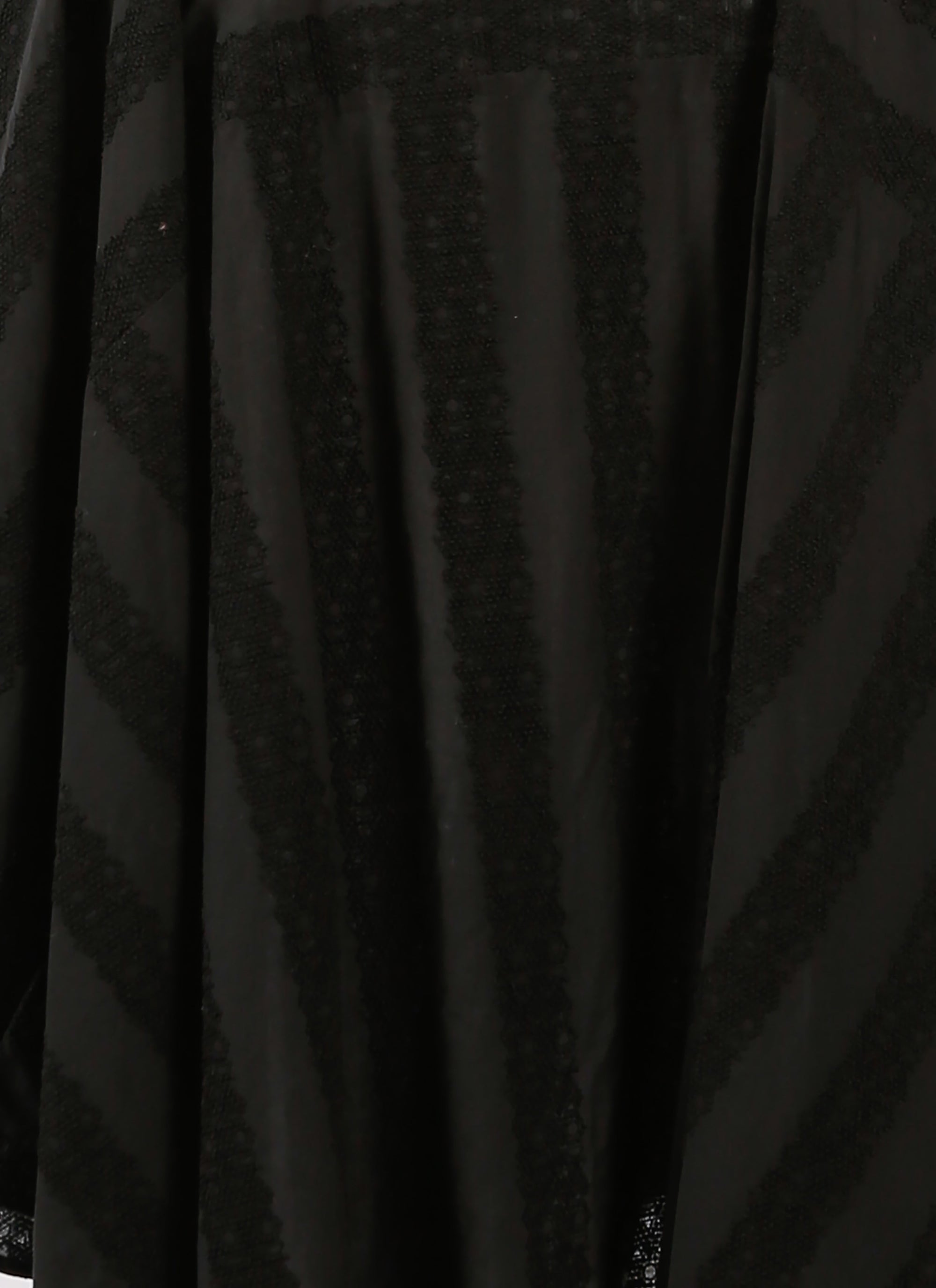 Art Deco skirt - Black intense