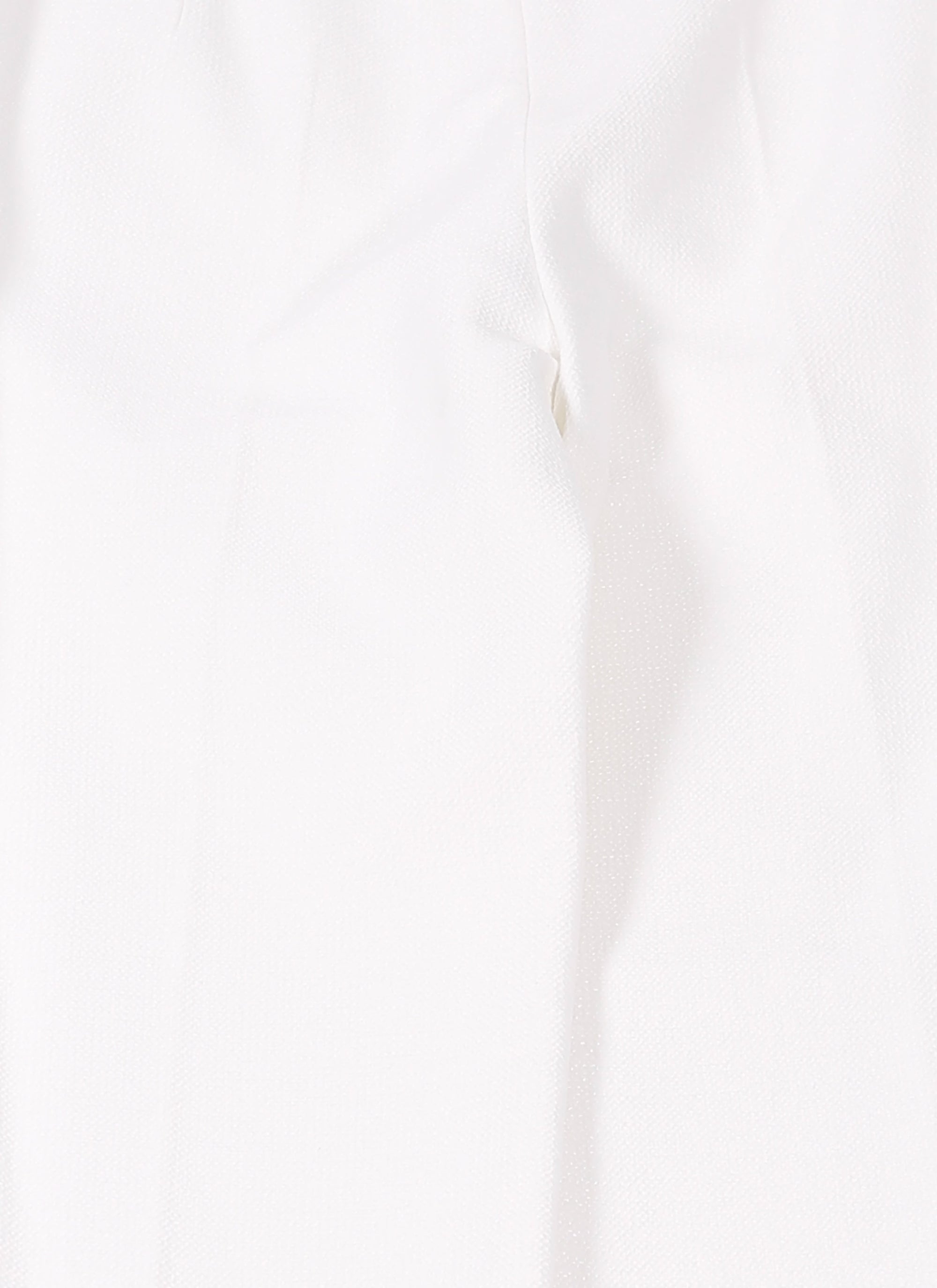 Wide-leg trousers in raffia - White