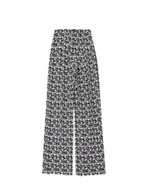 Pantalon à coupe large Archipel - Noir & Blanc