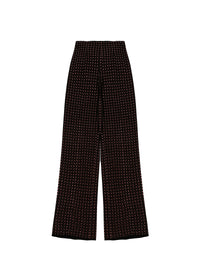 Recif wide-leg trousers - Black & Copper