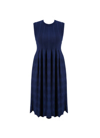 Vanuatu knitted sleeveless dress - Cobalt