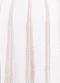 Salomon sleeveless knitted dress - White