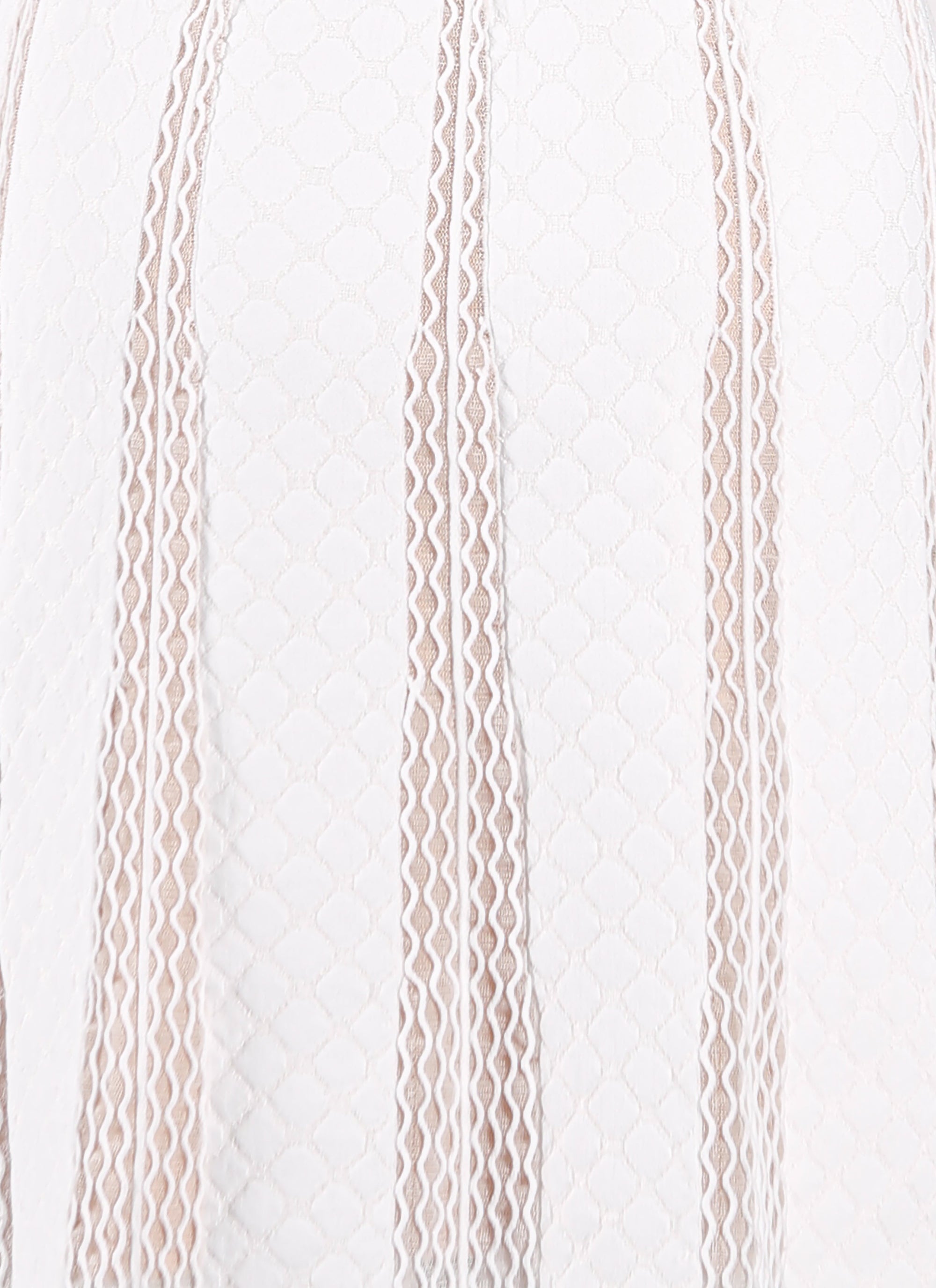 Salomon sleeveless knitted dress - White