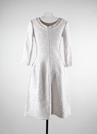 Granada long-sleeved dress - White
