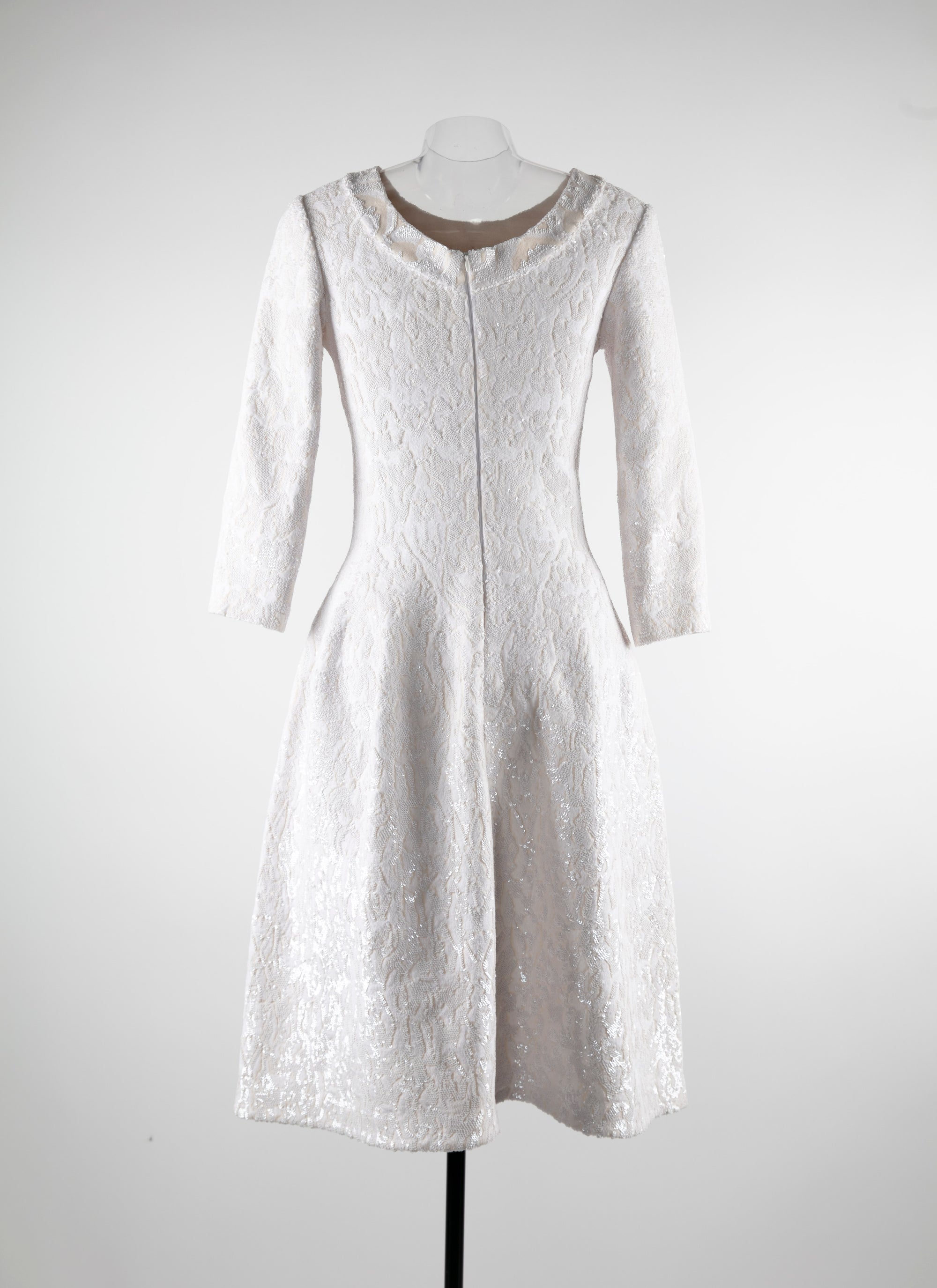 Granada long-sleeved dress - White