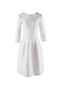 Granada long-sleeved dress - White
