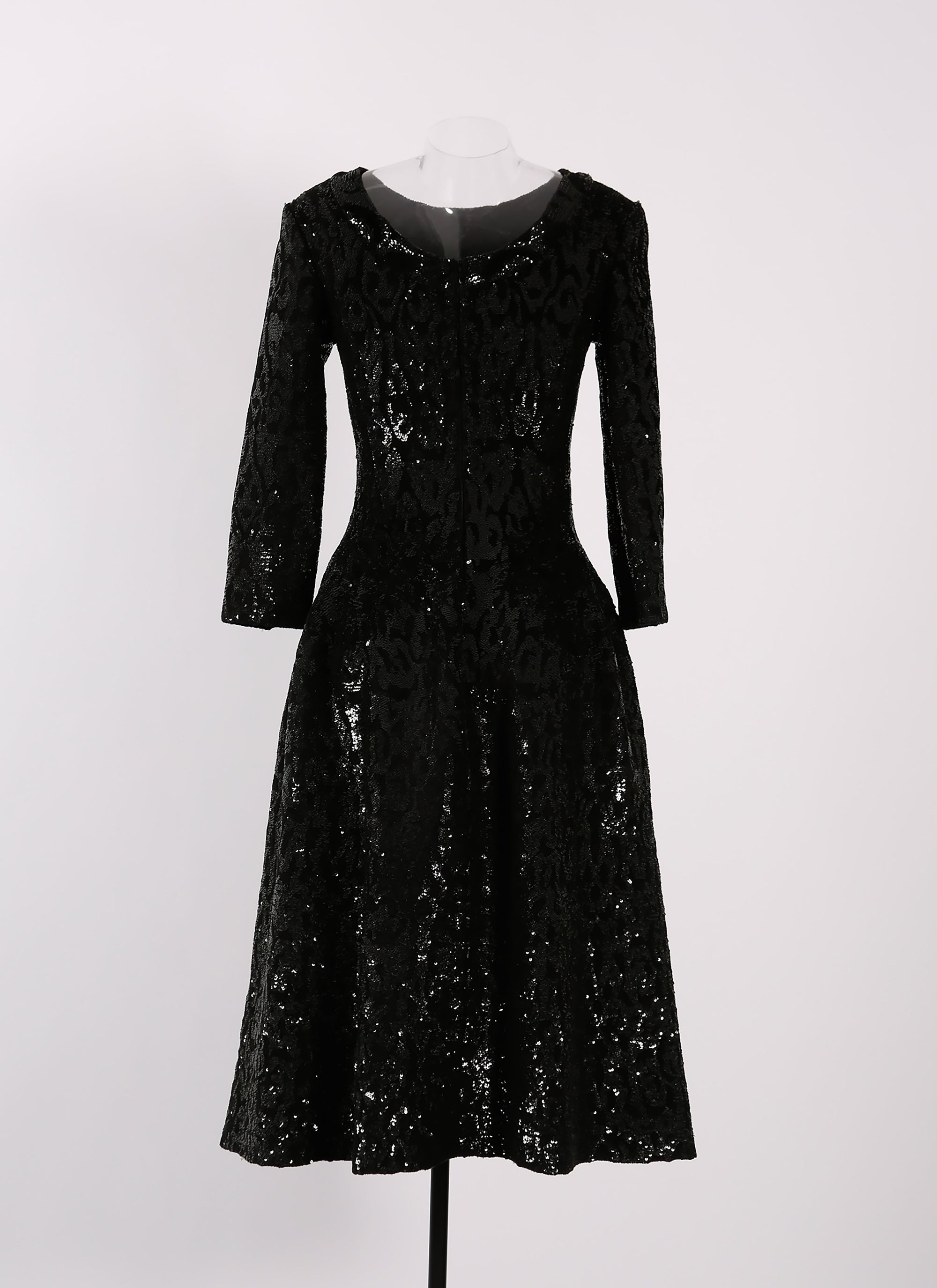 Robe à manches longues Granada - Noir