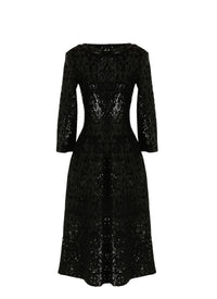 Robe à manches longues Granada - Noir