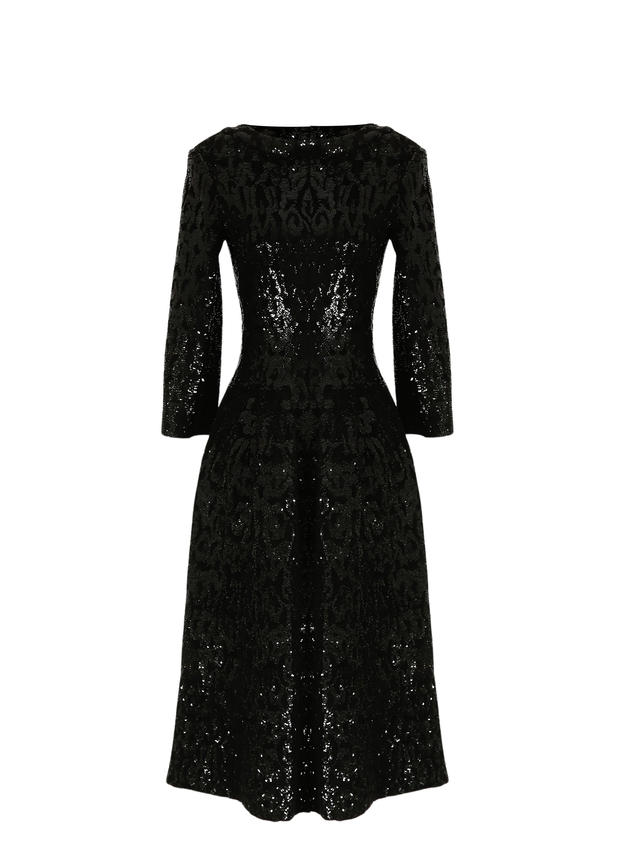 Robe à manches longues Granada - Noir