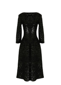 Robe à manches longues Granada - Noir