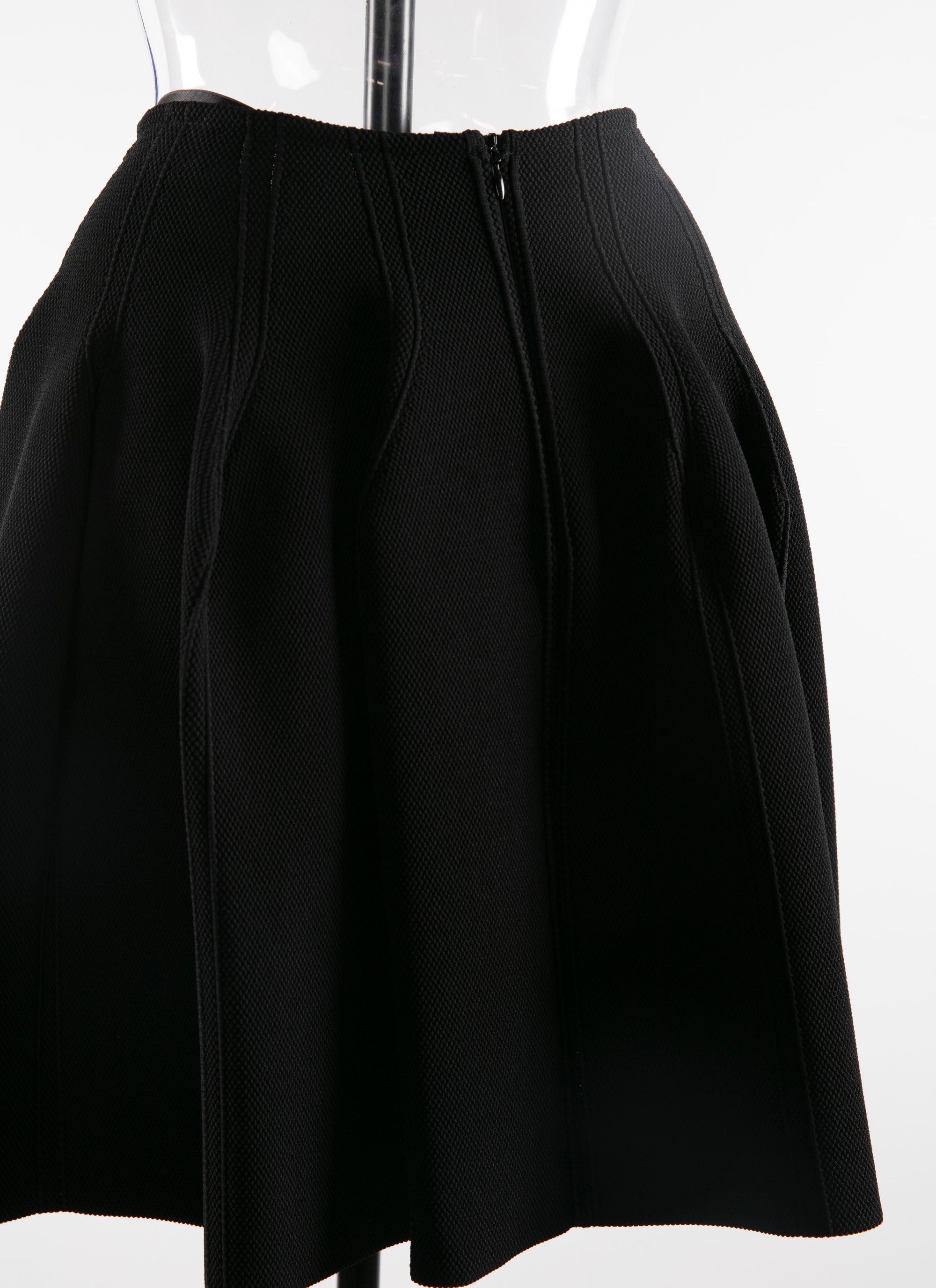 Jupe crinoline texturée - Noir