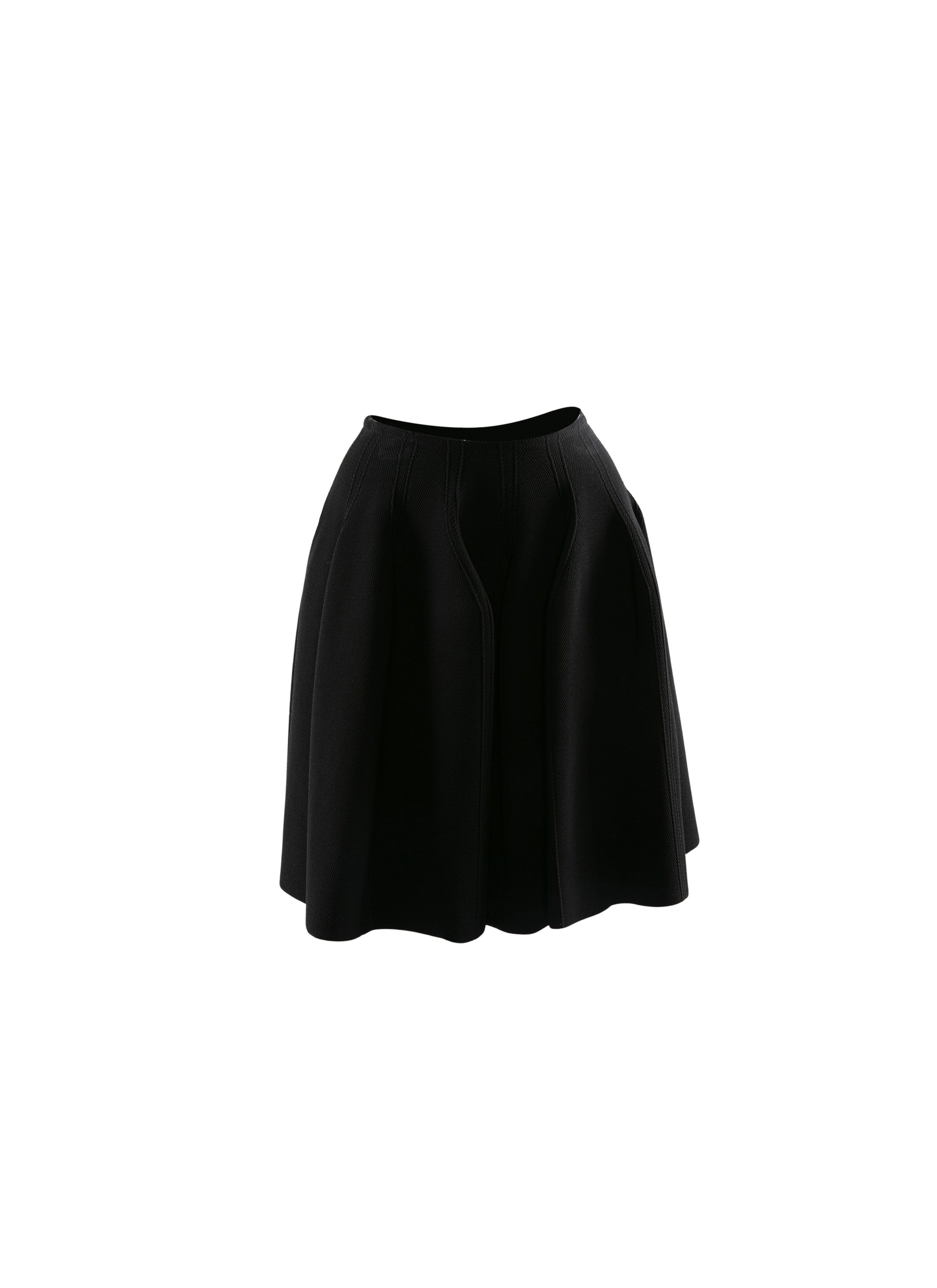 Jupe crinoline texturée - Noir