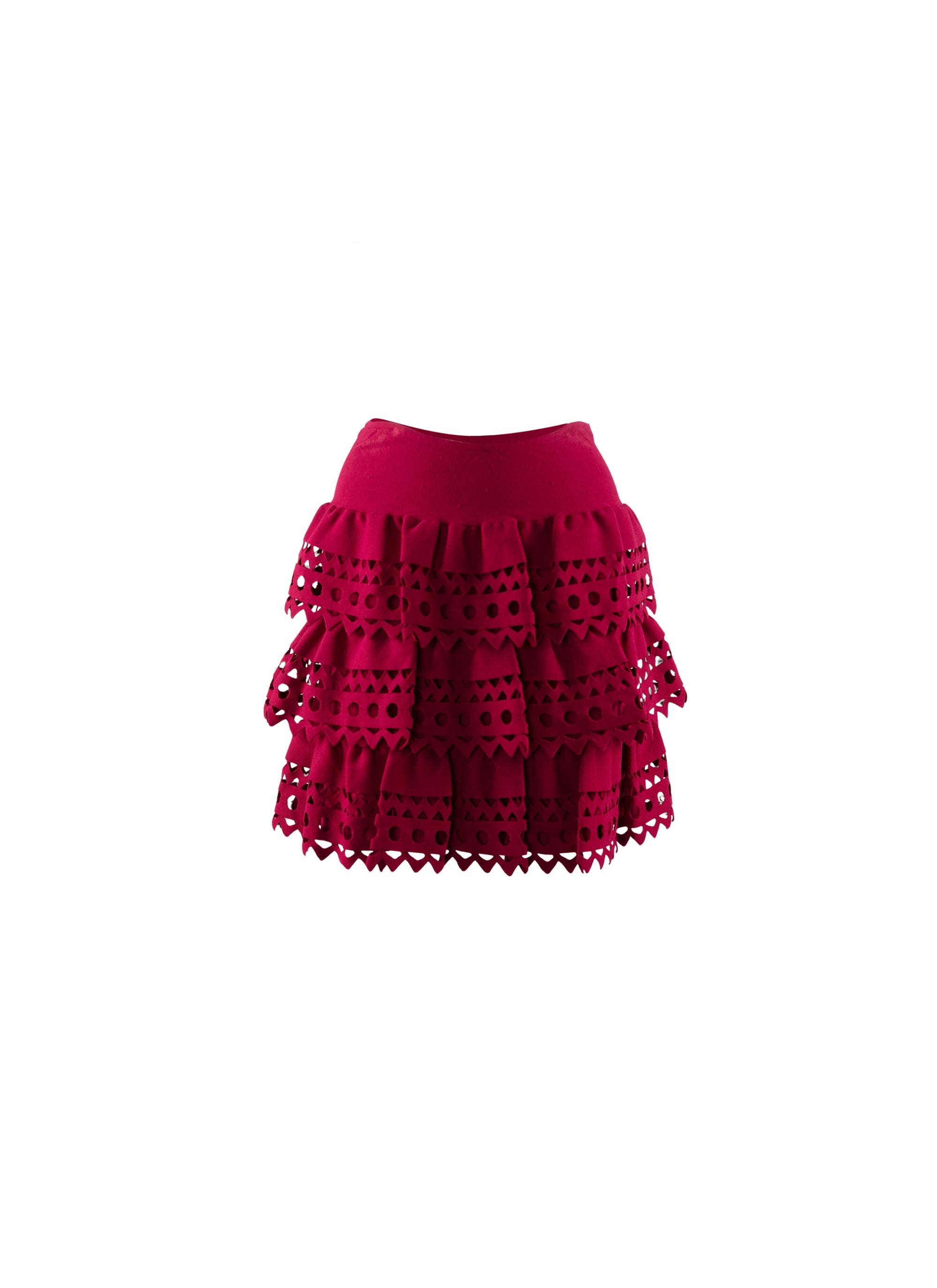 Skater skirt with openwork details - Purple